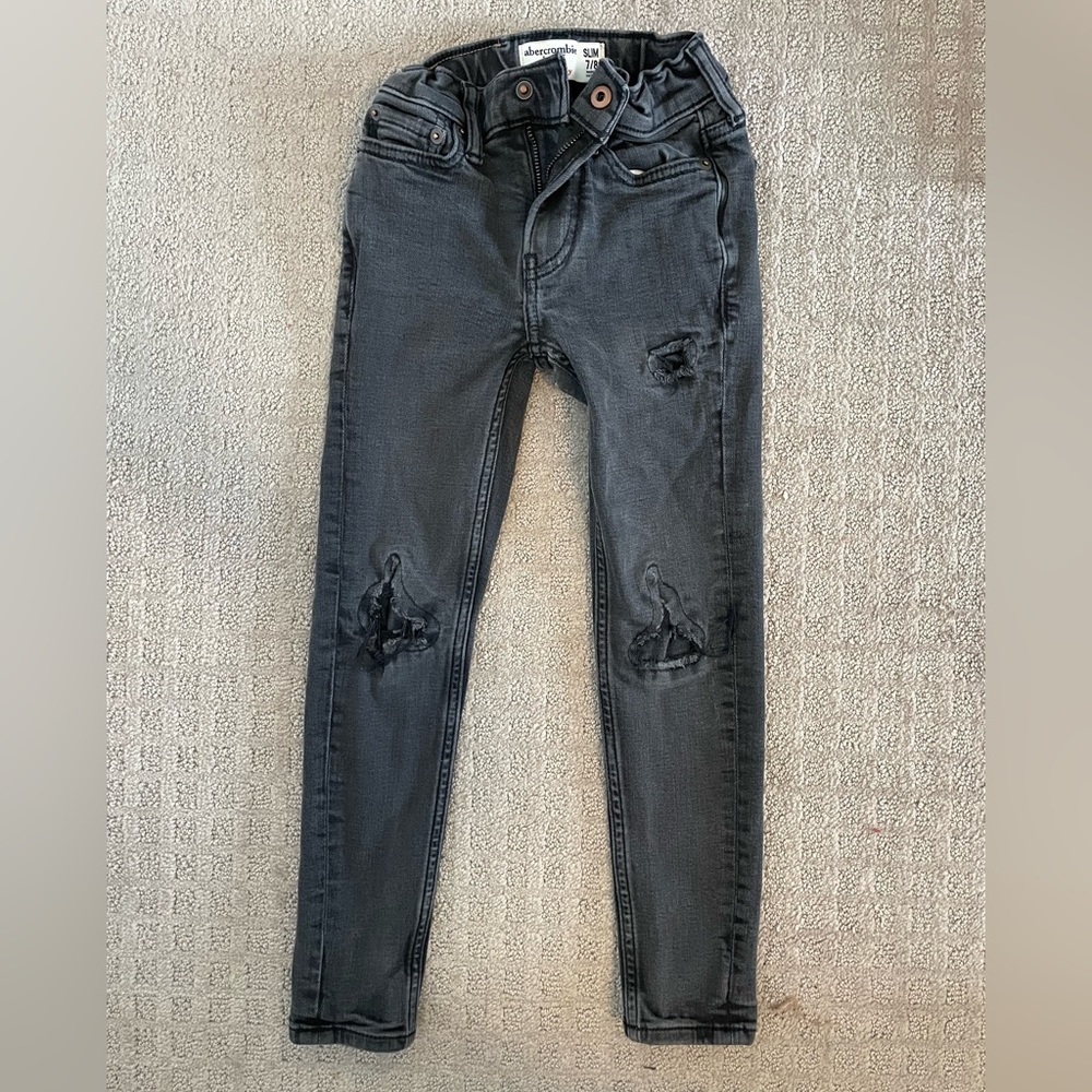 Boys Abercrombie kids super skinny jeans